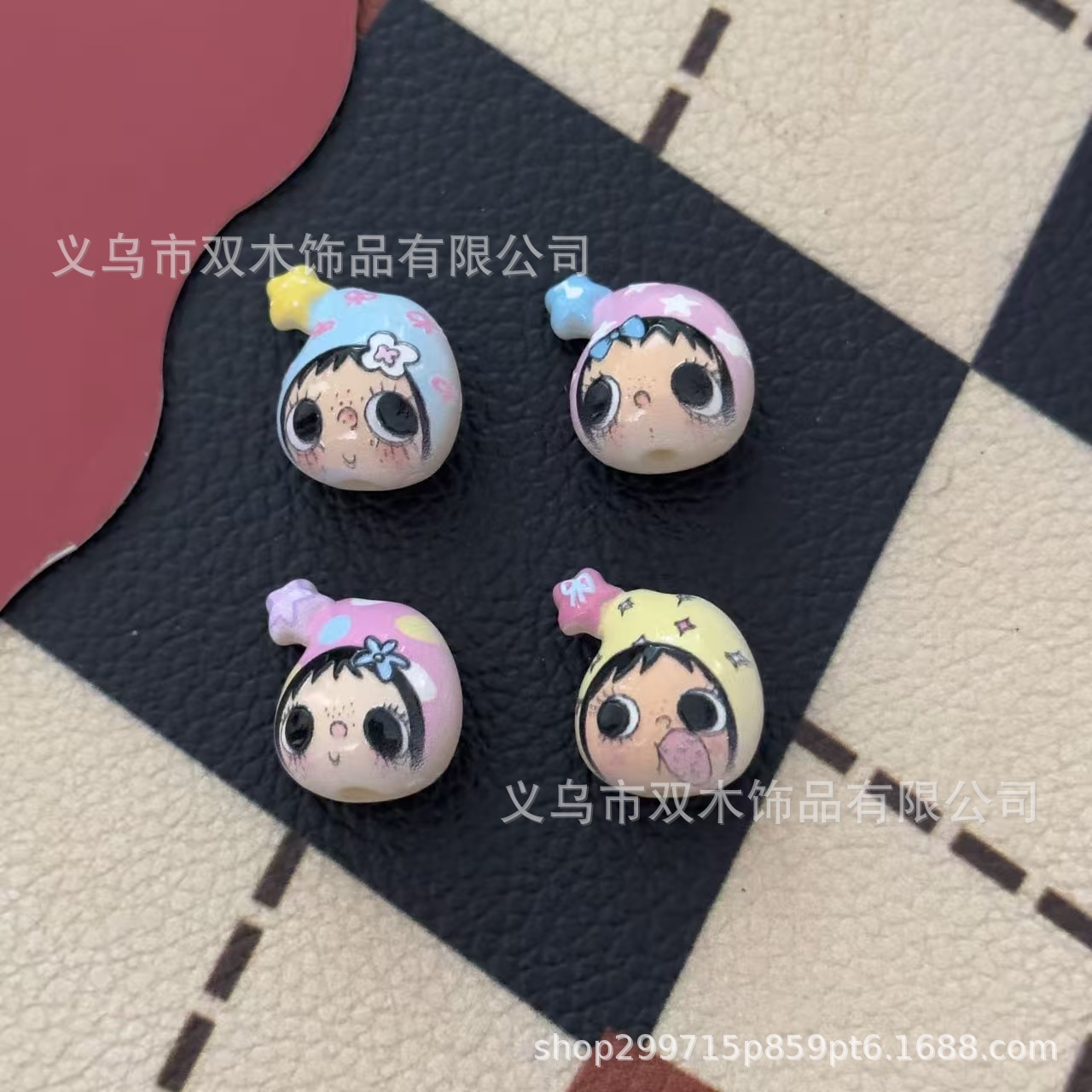 Phone Accessories Chain - 10 قطع من خرزات اليويو المطبوعة