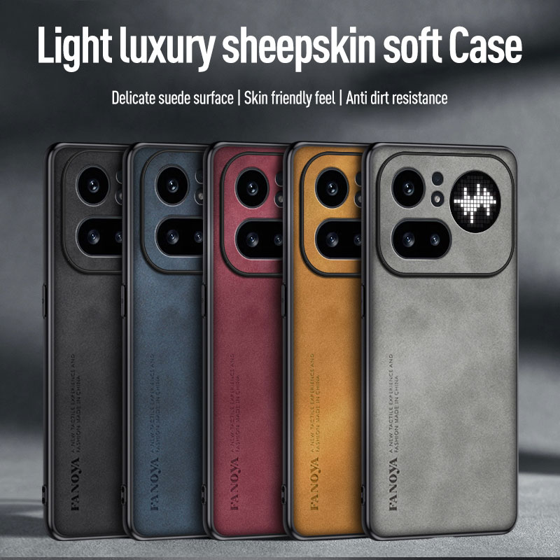 Phone Accessories Nothing - حافظة هاتف فاخرة من جلد الغنم