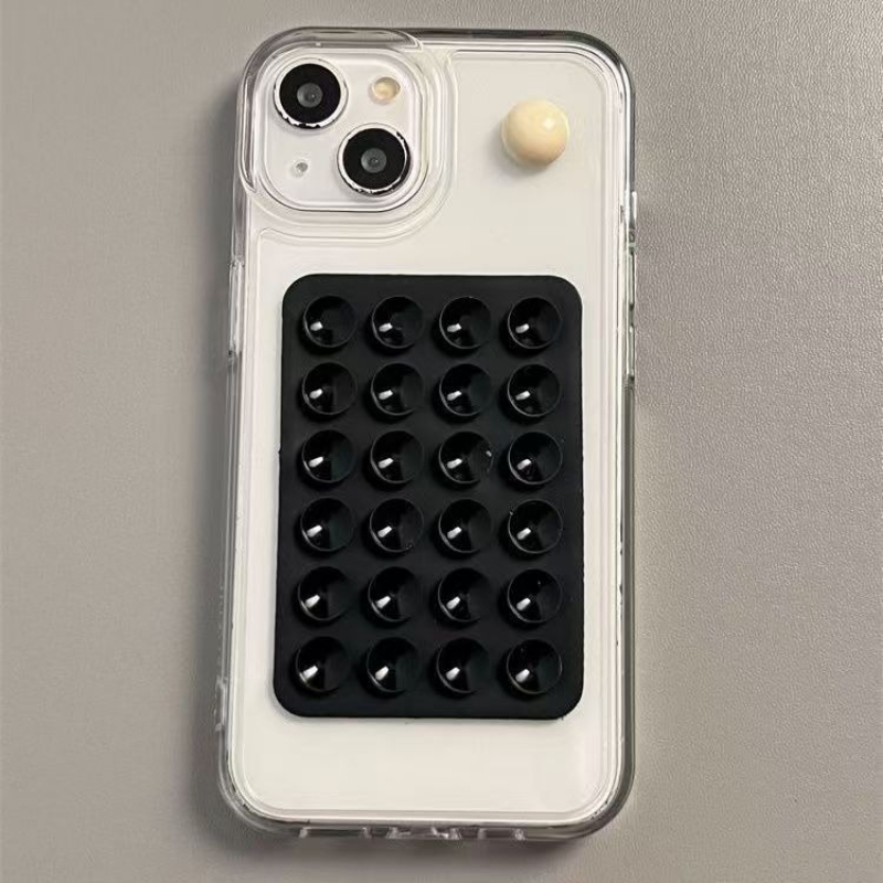 Phone Accessories Case - حامل هاتف سيليكون لاصق بقاعدة شفط