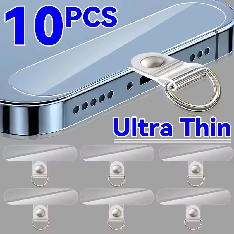 Phone Accessories For Android - العالمي الشفاف انفصال الهاتف الحبل كليب