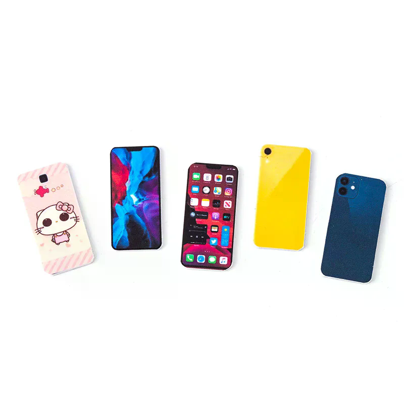 Phone Accessories Europe - نموذج هاتف محمول مصغر لبيت الدمى،