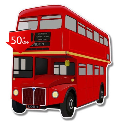 Phone Accessories London - ملحق سيارة بتصميم حافلة لندن، مميز