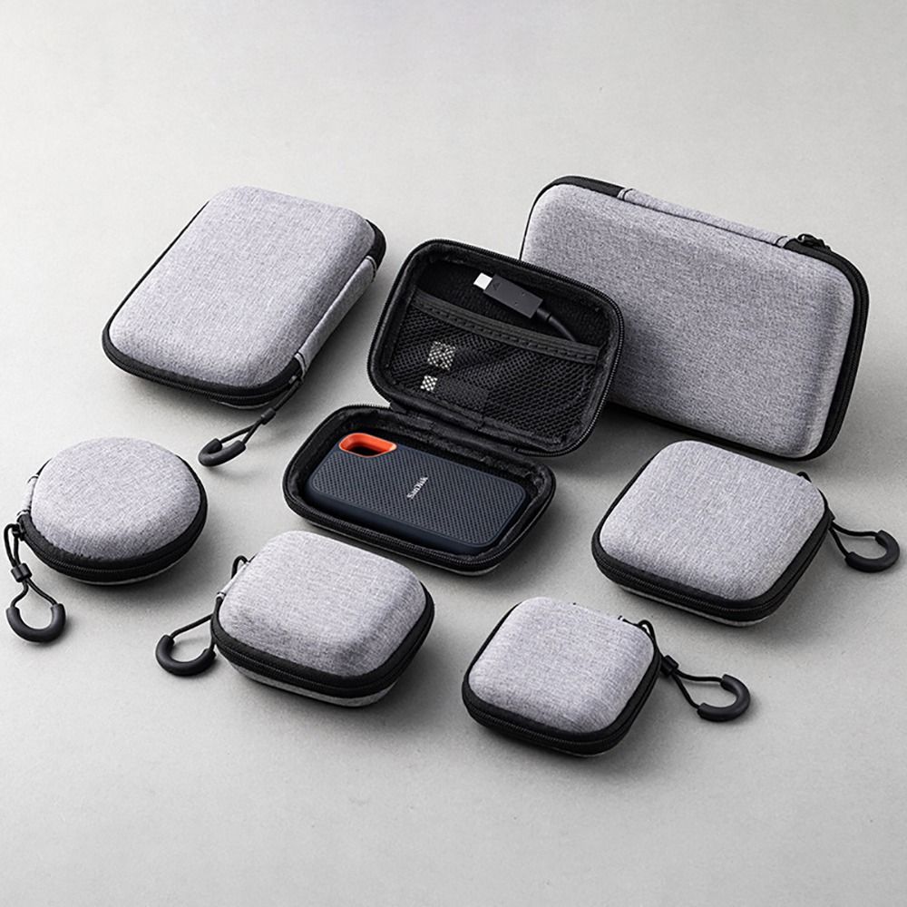 Phone Accessories Case - حقيبة تخزين EVA لسماعات الأذن/الهاتف/كابل الشحن