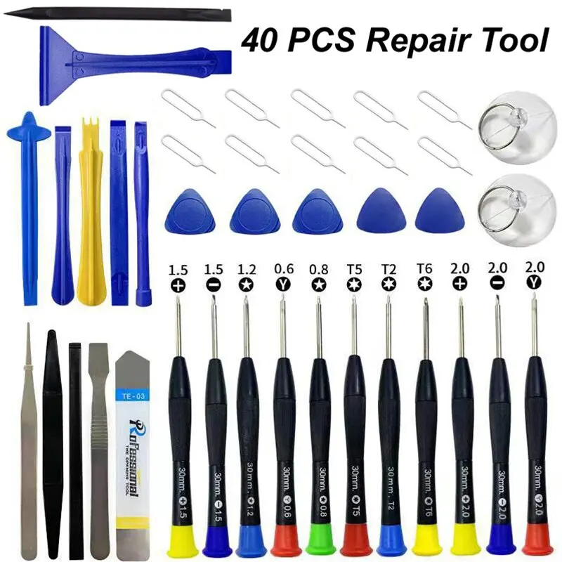 Phone Accessories Kit - 40 في 1 أدوات إصلاح الهاتف