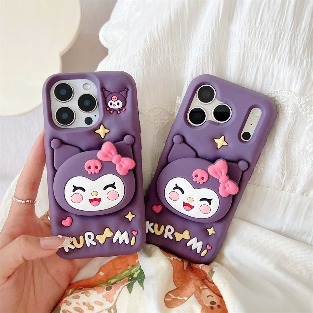 Phone Accessories Case - غطاء هاتف كرتوني ثلاثي الأبعاد لطيف