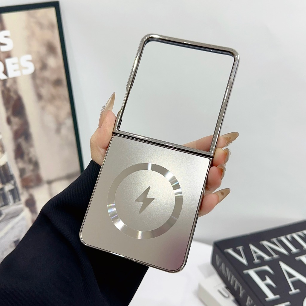 Z Phone Accessories - حافظة هاتف فاخرة مطلية كهربائيًا مغناطيسية