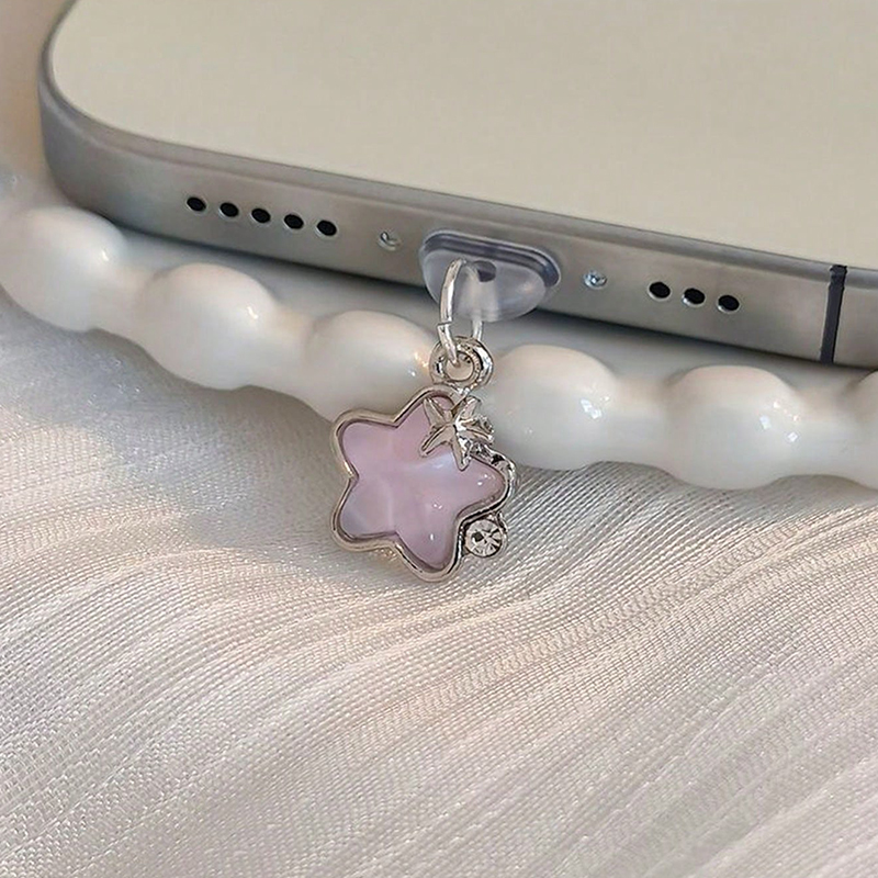 الماس ستار الهاتف شحن الغبار ا - مراجعة Phone Accessories Iphone وسعره