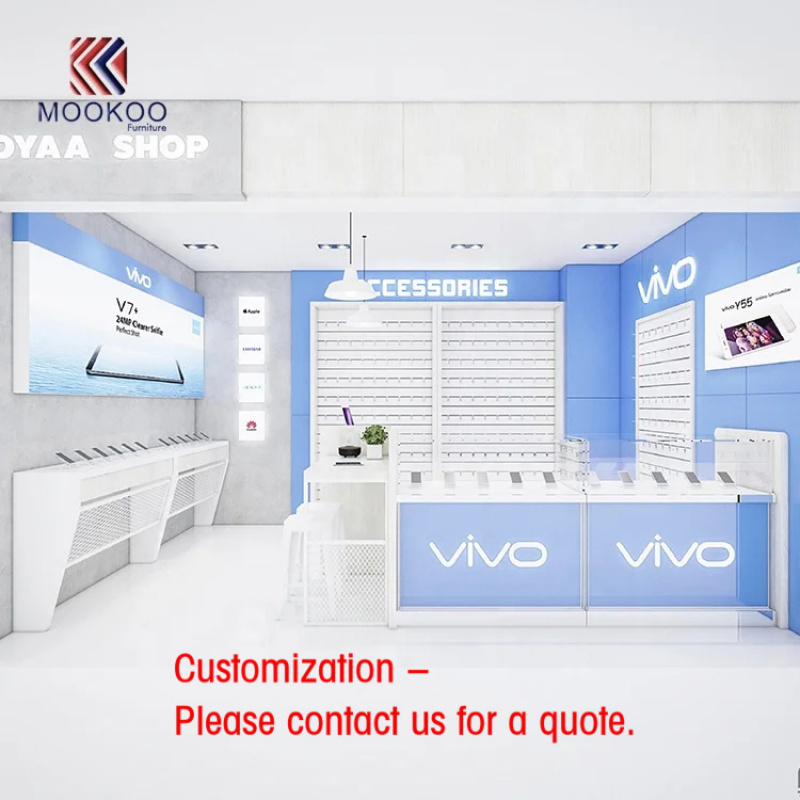 تصميم كشك عرض للهواتف المحمولة - مراجعة Phone Accessories Design Shop وسعره