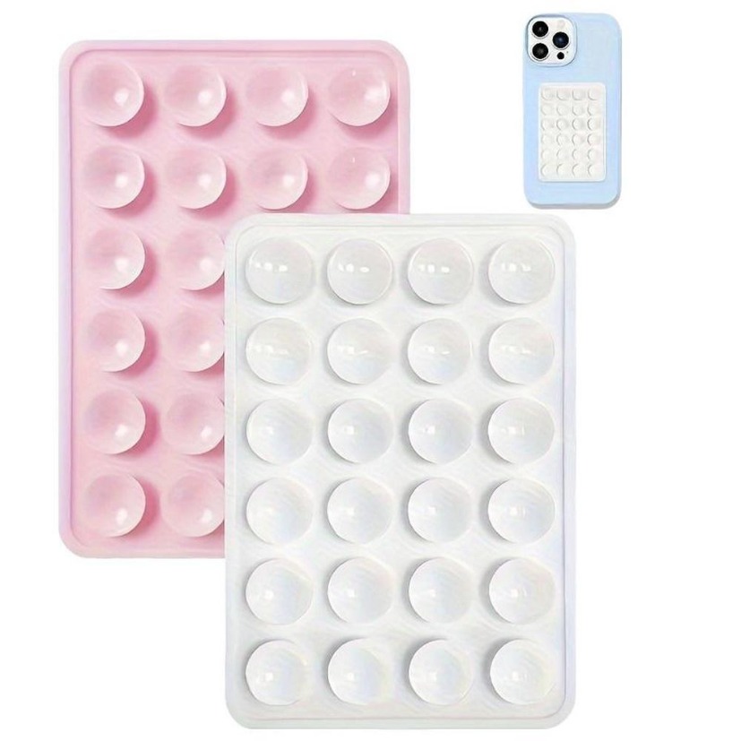 حامل هاتف سيليكون لاصق بقاعدة  - مراجعة Phone Accessories Case وسعره