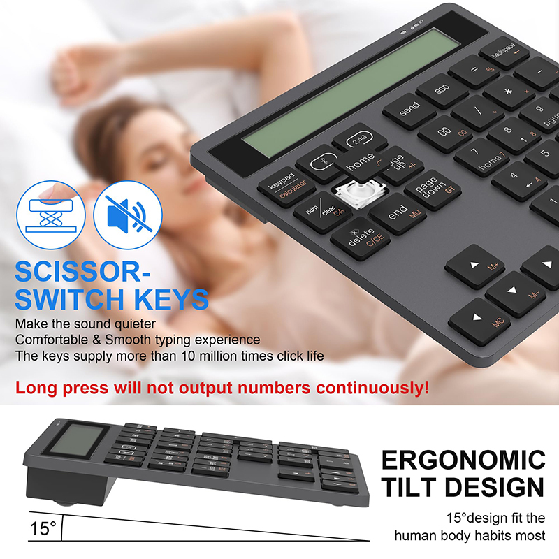 لوحة مفاتيح رقمية لاسلكية مخصص - مراجعة Phone Accessories Europe وسعره