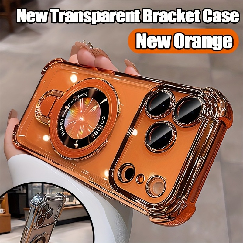 غطاء هاتف فاخر شفاف مطلي لآيفو - مراجعة Phone Accessories Ring وسعره