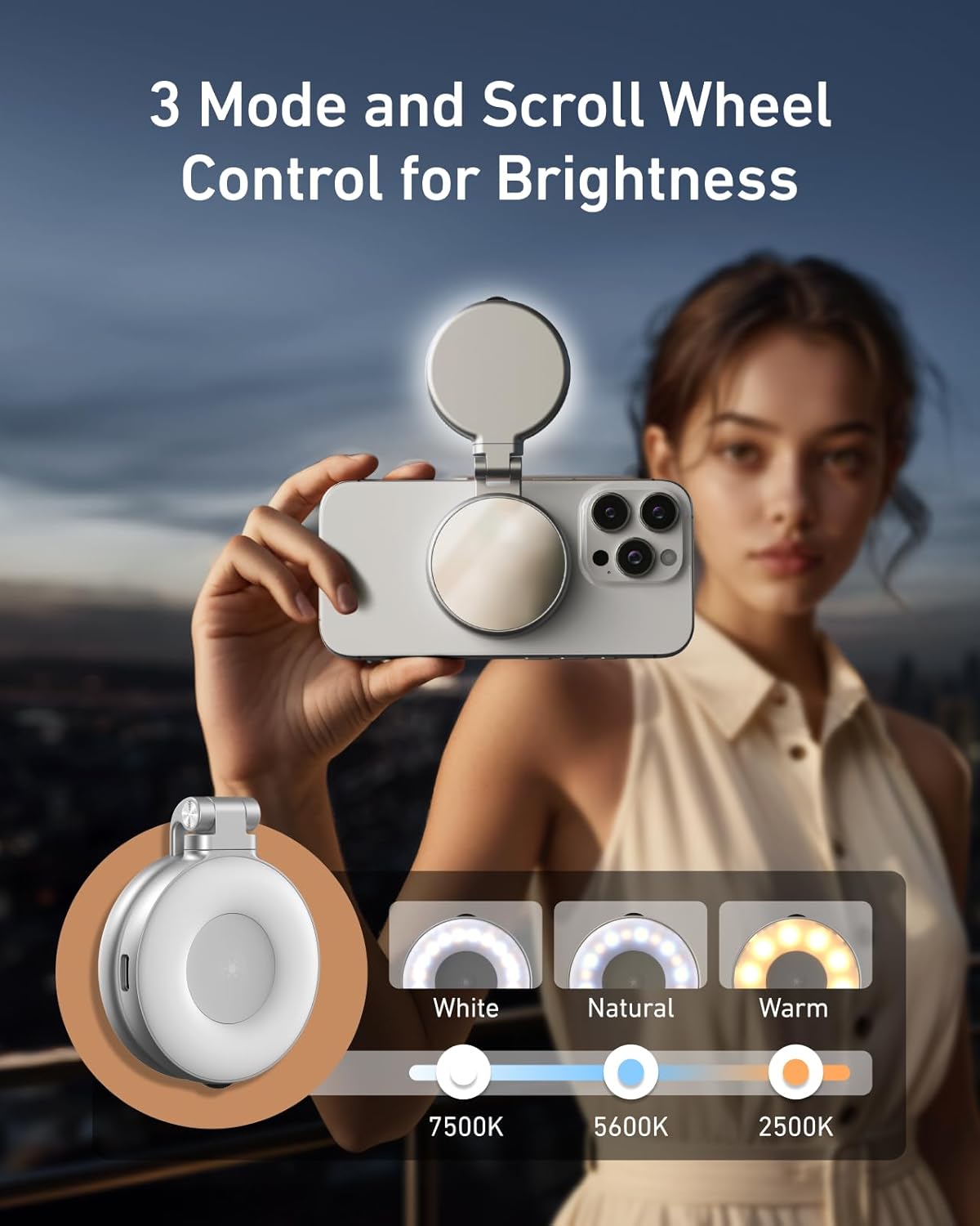 طقم إضاءة سيلفي مغناطيسي محمول - مراجعة Phone Accessories Kit وسعره