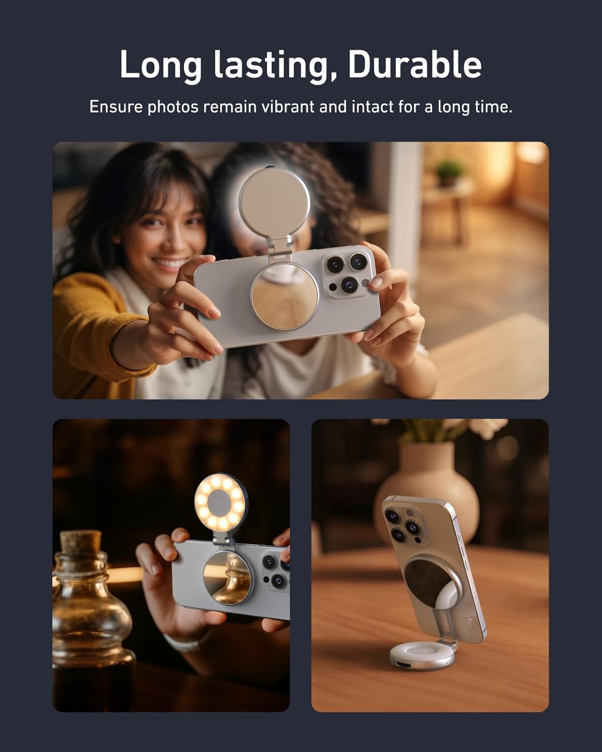 طقم إضاءة سيلفي مغناطيسي محمول - مراجعة Phone Accessories Kit وسعره