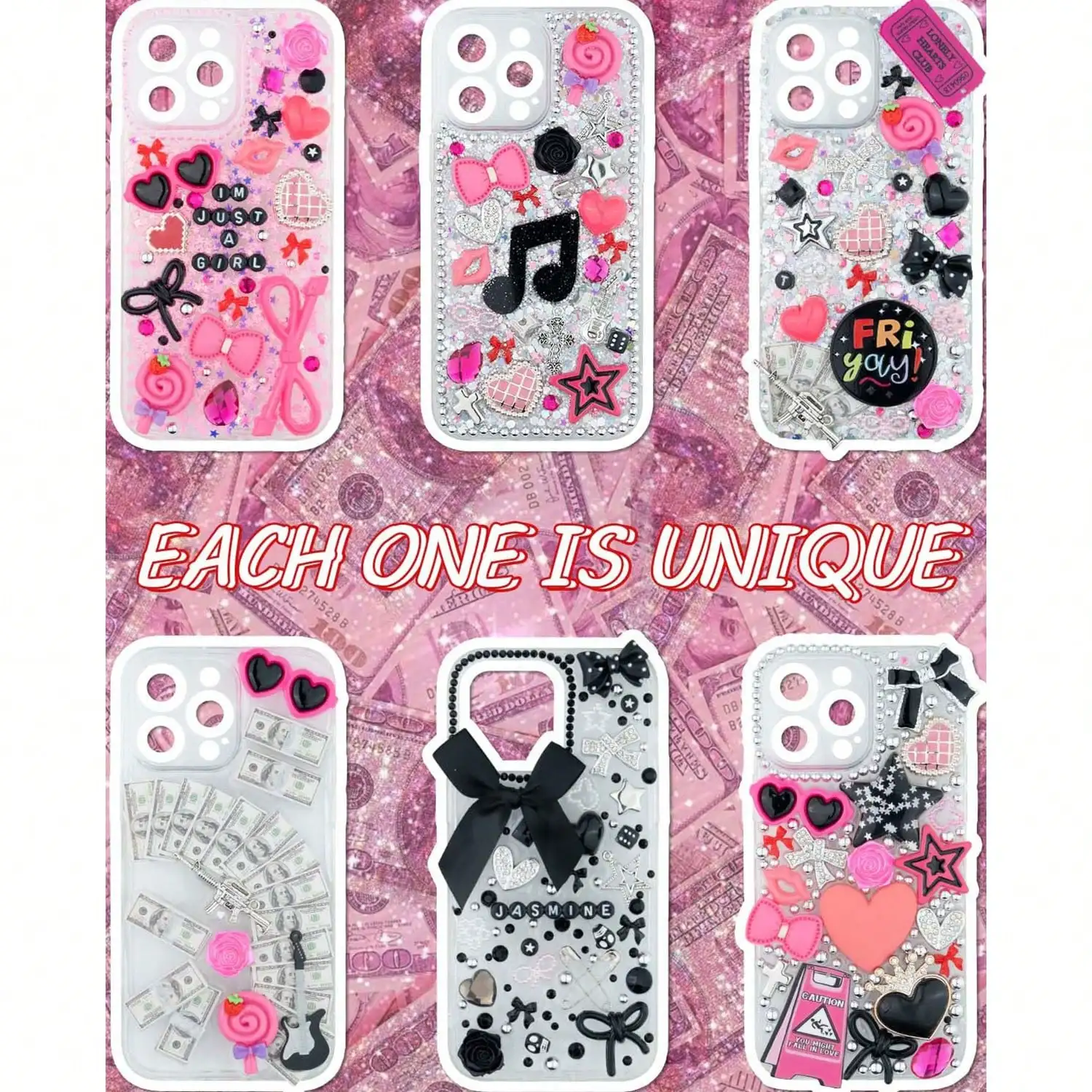 1050 قطعة من مجموعة زينة حافظا - مراجعة Phone Accessories Kit وسعره