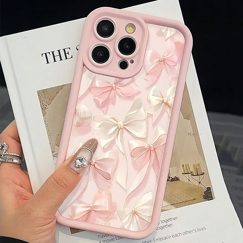 القوس عقدة الوردي القوس نمط لل - مراجعة Phone Accessories Iphone وسعره