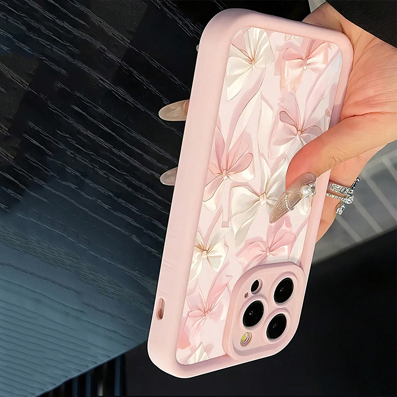 القوس عقدة الوردي القوس نمط لل - مراجعة Phone Accessories Iphone وسعره