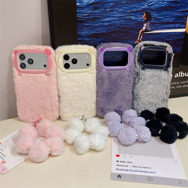 غطاء هاتف فاخر من الفرو الناعم - مراجعة Phone Accessories Iphone وسعره