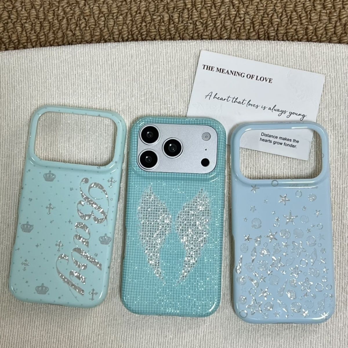 غطاء هاتف كوري بلون النعناع مع - مراجعة Phone Accessories Iphone وسعره