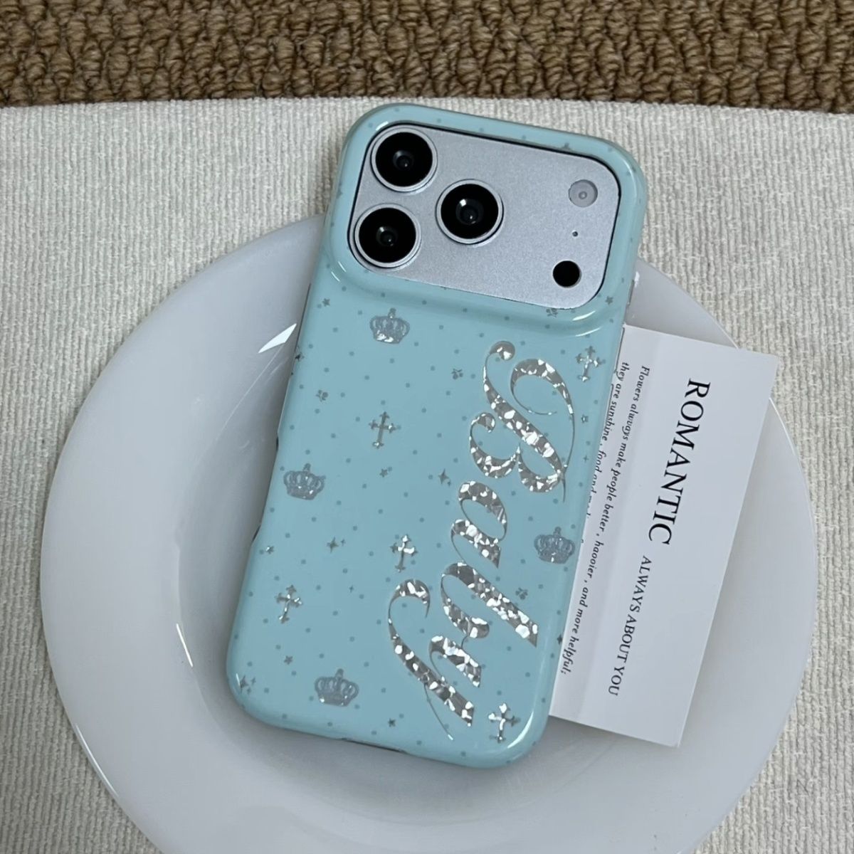 غطاء هاتف كوري بلون النعناع مع - مراجعة Phone Accessories Iphone وسعره