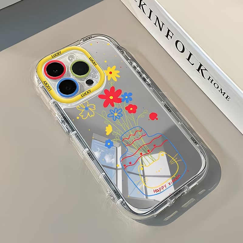 غطاء هاتف ناعم بتصميم مرآة على - مراجعة Phone Accessories Iphone وسعره