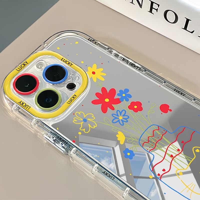 غطاء هاتف ناعم بتصميم مرآة على - مراجعة Phone Accessories Iphone وسعره