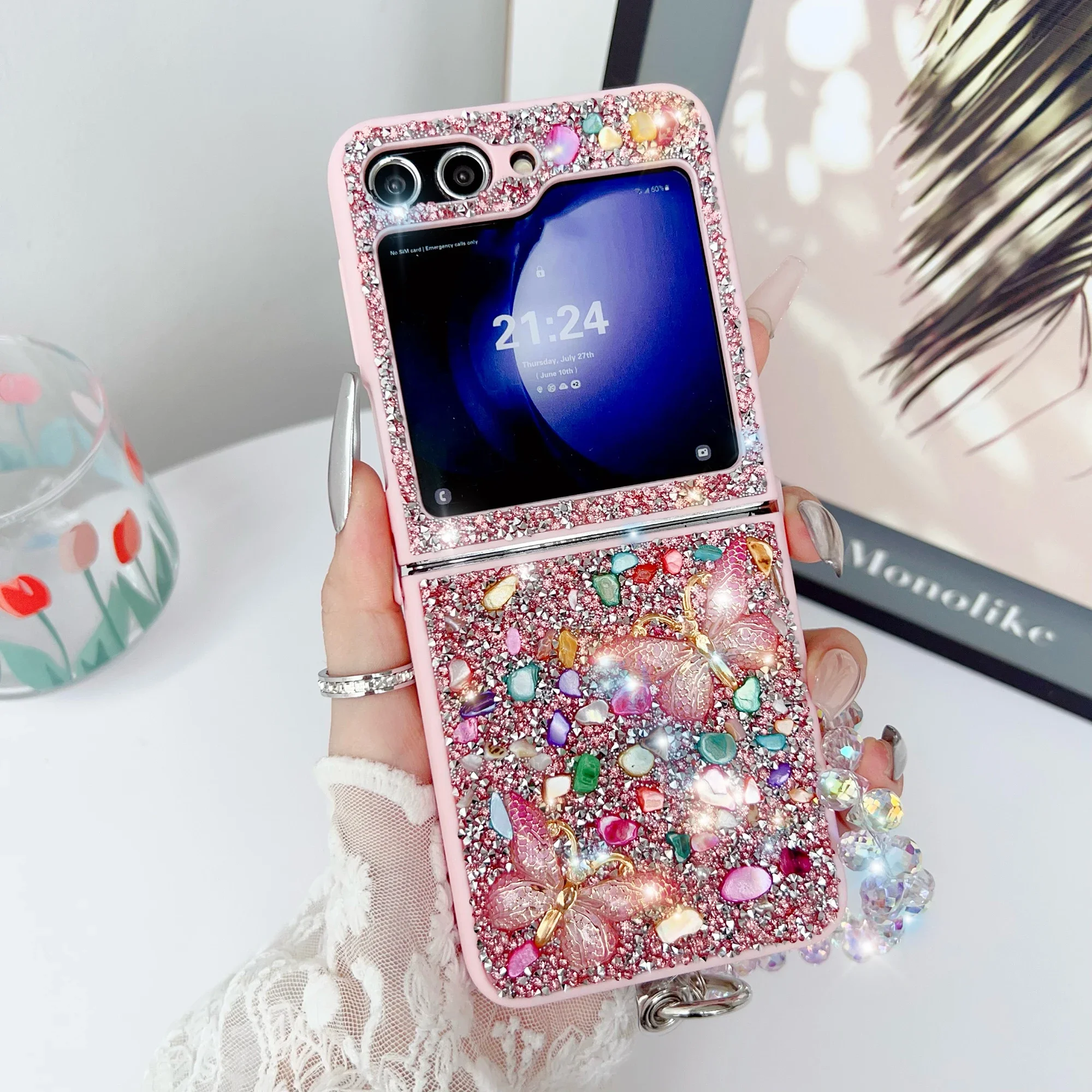 الفاخرة بريق قضية الهاتف لسامس - مراجعة Z Phone Accessories وسعره