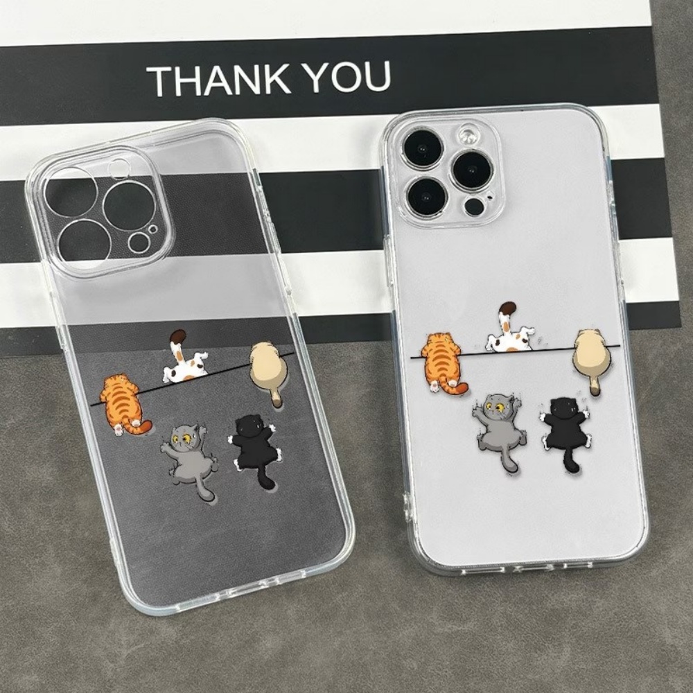 غطاء هاتف بنمط خمسة قطط لطيفة  - مراجعة Phone Accessories Iphone وسعره