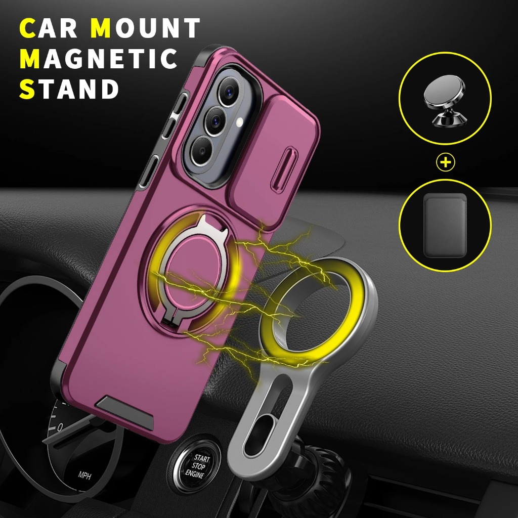 حافظة هاتف مغناطيسية 360 درجة  - مراجعة Phone Accessories Ring وسعره