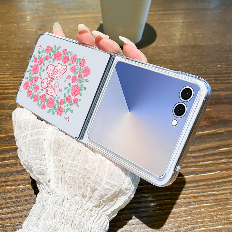 غطاء هاتف بنمط زهور وردية لسام - مراجعة Z Phone Accessories وسعره