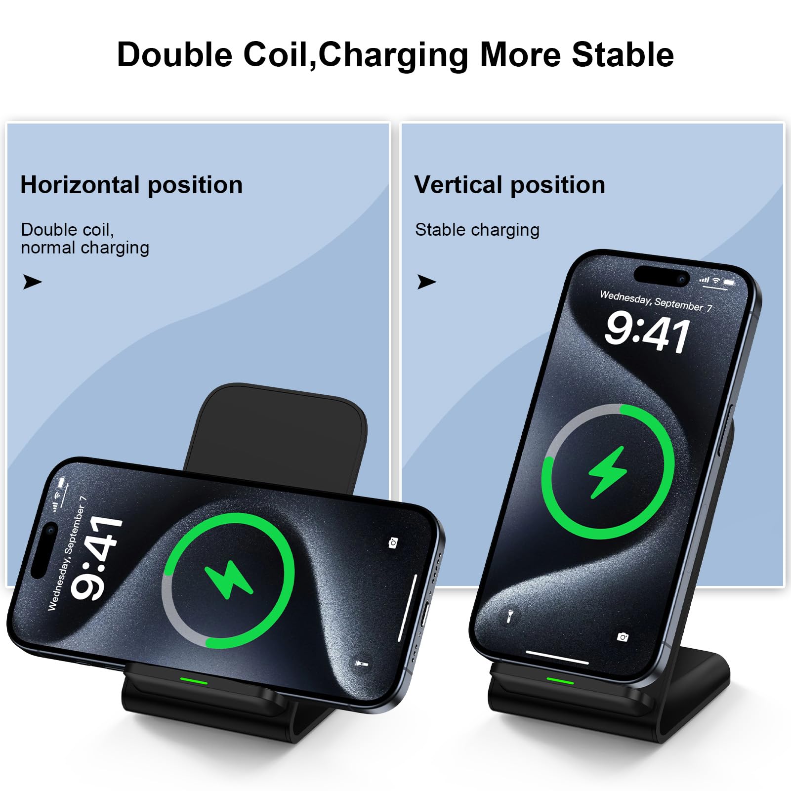 شاحن لاسلكي 15 واط مع حامل هات - مراجعة Phone Accessories For Android وسعره