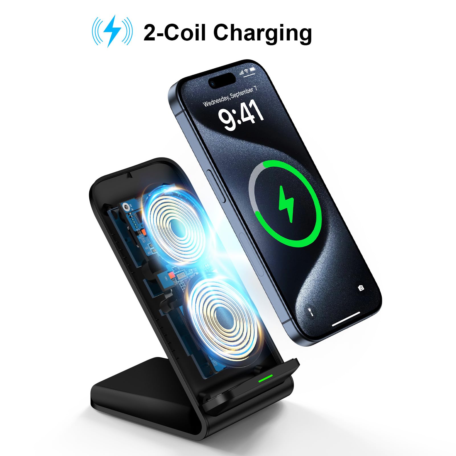 شاحن لاسلكي 15 واط مع حامل هات - مراجعة Phone Accessories For Android وسعره