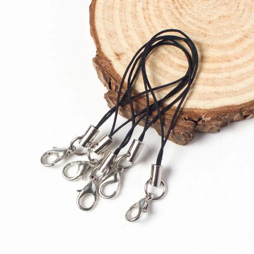 100 قطعة الحبل البوليستر حلقة  - مراجعة Phone Accessories Hooks وسعره