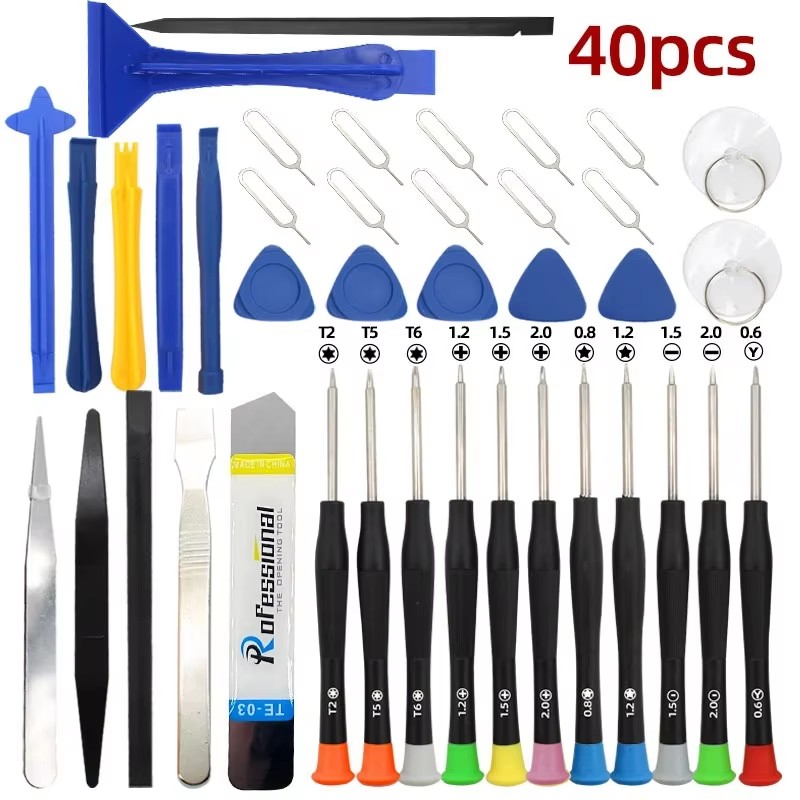 طقم أدوات إصلاح الهواتف المحمو - مراجعة Phone Accessories Kit وسعره