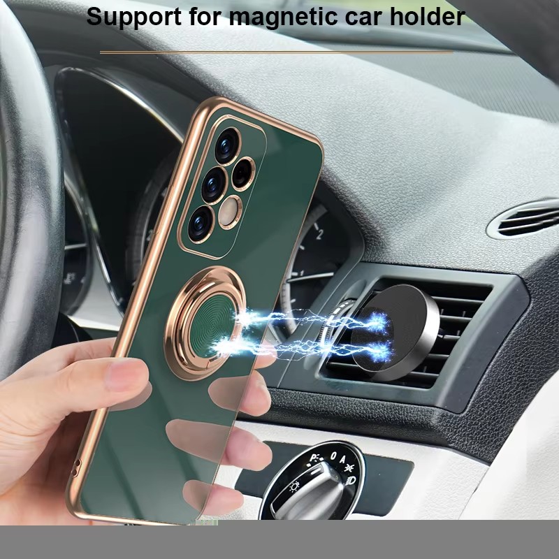 طلاء مغناطيسي فاخر 360 ° حلقة  - مراجعة Phone Accessories Case وسعره