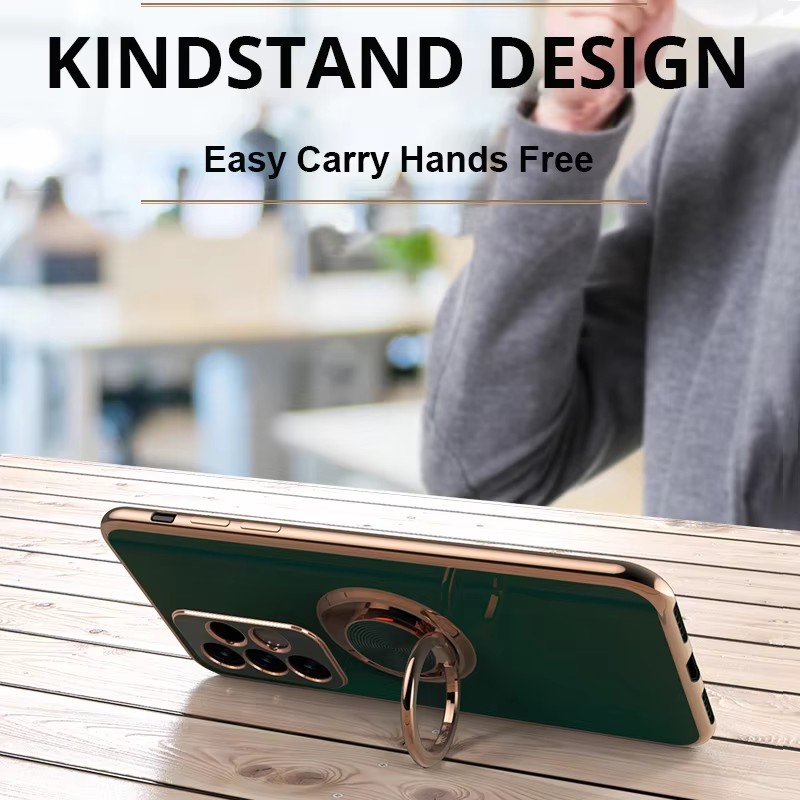 طلاء مغناطيسي فاخر 360 ° حلقة  - مراجعة Phone Accessories Case وسعره