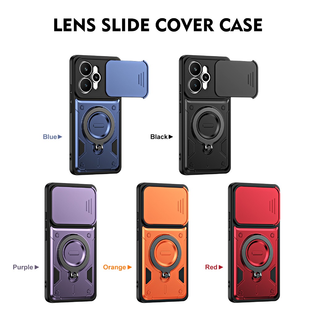 غطاء هاتف مقاوم للصدمات مع غطا - مراجعة Phone Accessories Ring وسعره