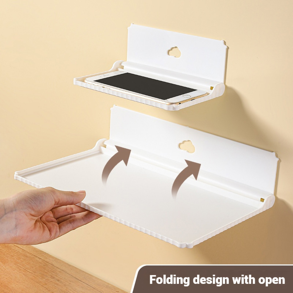رف تخزين قابل للطي يثبت على ال - مراجعة Phone Accessories Hooks وسعره