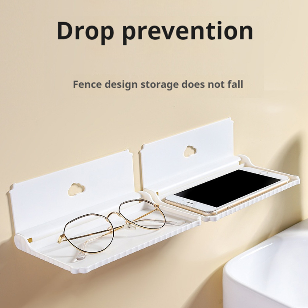 رف تخزين قابل للطي يثبت على ال - مراجعة Phone Accessories Hooks وسعره